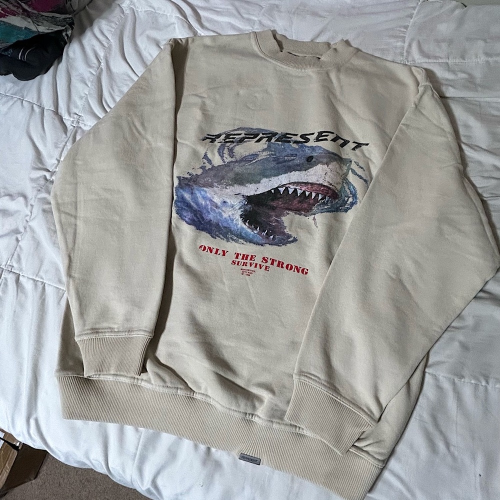 Represent Shark Attack Crewneck Rare Medium